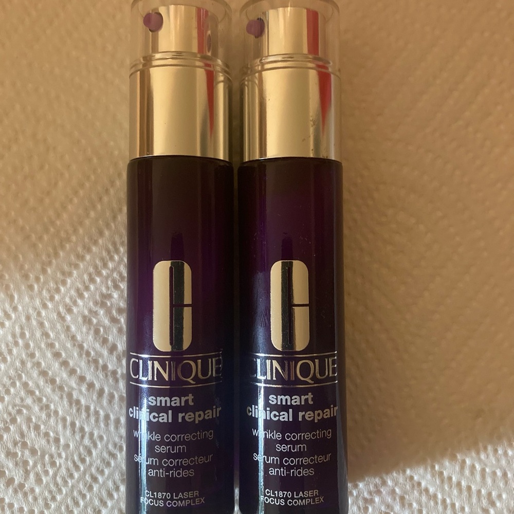 Clinique Smart Clinical Repair Wrinkle Correcting Serum - NWOB Two 1oz bottles!